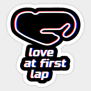 Love at first lap - Daytona. Racing & Sim Racing - Motorsport Collection. Sticker